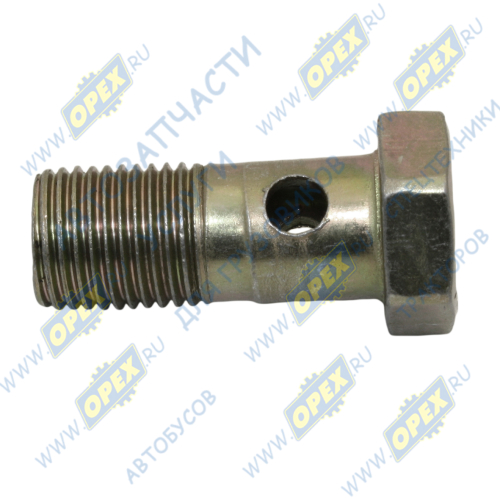 612630040269 Болт-штуцер М10х23х1 Р=11 К=14 отв. ф4  JAC N350 WP10 E-5 Weichai Power1